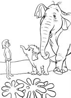 Disney kolorowanki Księga Dżungli do wydruku Disney malowanki dla dzieci numer 50
